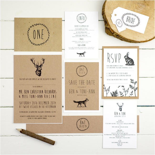Rustic Wedding Invitations Etsy Printable Rustic Wedding Invitations From Etsy