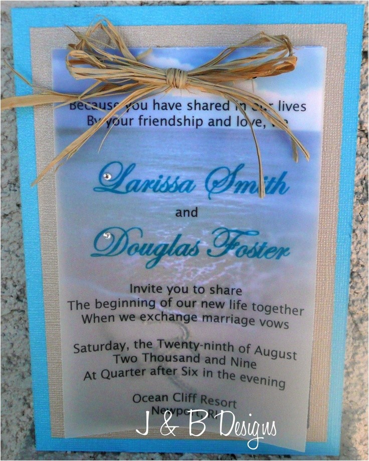 Sample Beach Wedding Invitation Wording 34 Best Beach themed Wedding Invitations Images On