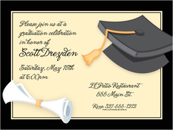 Sample Invitation Card for Graduation Ceremony 43 Printable Graduation Invitations Free Premium