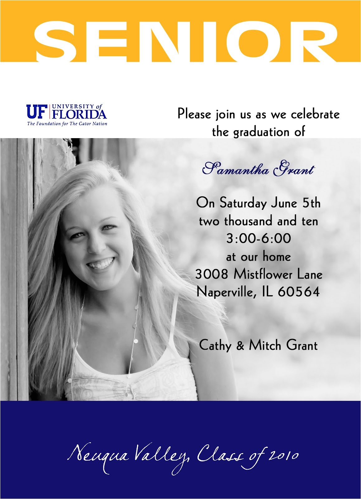 Senior Graduation Invites Carol Graham Photography Senior Graduation Announcements