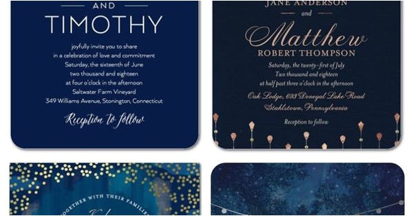 Shutterfly Wedding Invites top 8 themed Shutterfly Wedding Invitations Blue Wedding