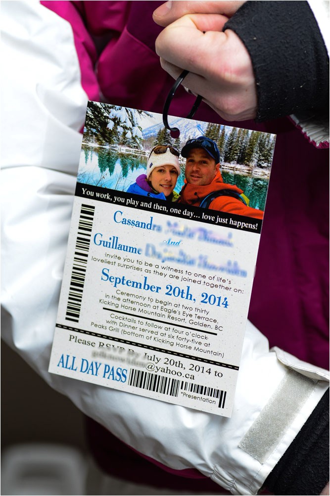 Ski Pass Wedding Invitations Boarding Passes Empire Invites Winnipeg Wedding Ski Pass Wedding Invitations Boarding Passes Empire Invites Winnipeg Wedding