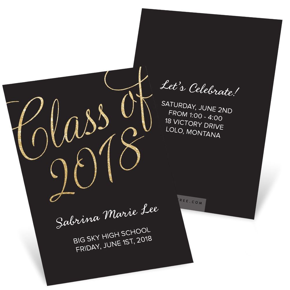 Small Graduation Party Invitations Classic Party Mini Graduation Party Invitations Pear Tree