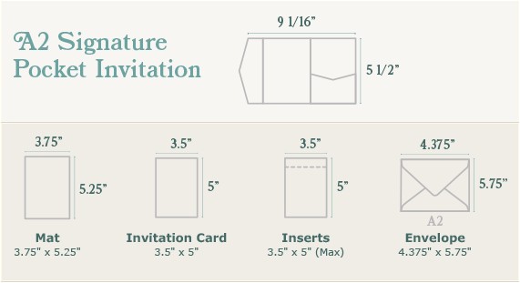 Standard Wedding Invitation Dimensions Diy Wedding Invitations Guide Cards Pockets