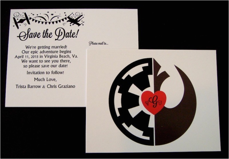 Star Wars Wedding Invitations An Elegant Star Wars Invitation Suite for A More