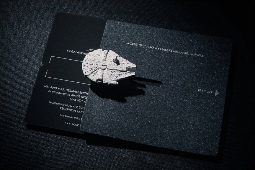 Star Wars Wedding Invitations Star Wars Wedding Invitation Trumps All Other Invitations