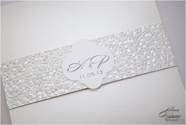 Textured Paper for Wedding Invitations Custom Pocket Invitation with Pebble Textured Paper Band Textured Paper for Wedding Invitations Custom Pocket Invitation with Pebble Textured Paper Band