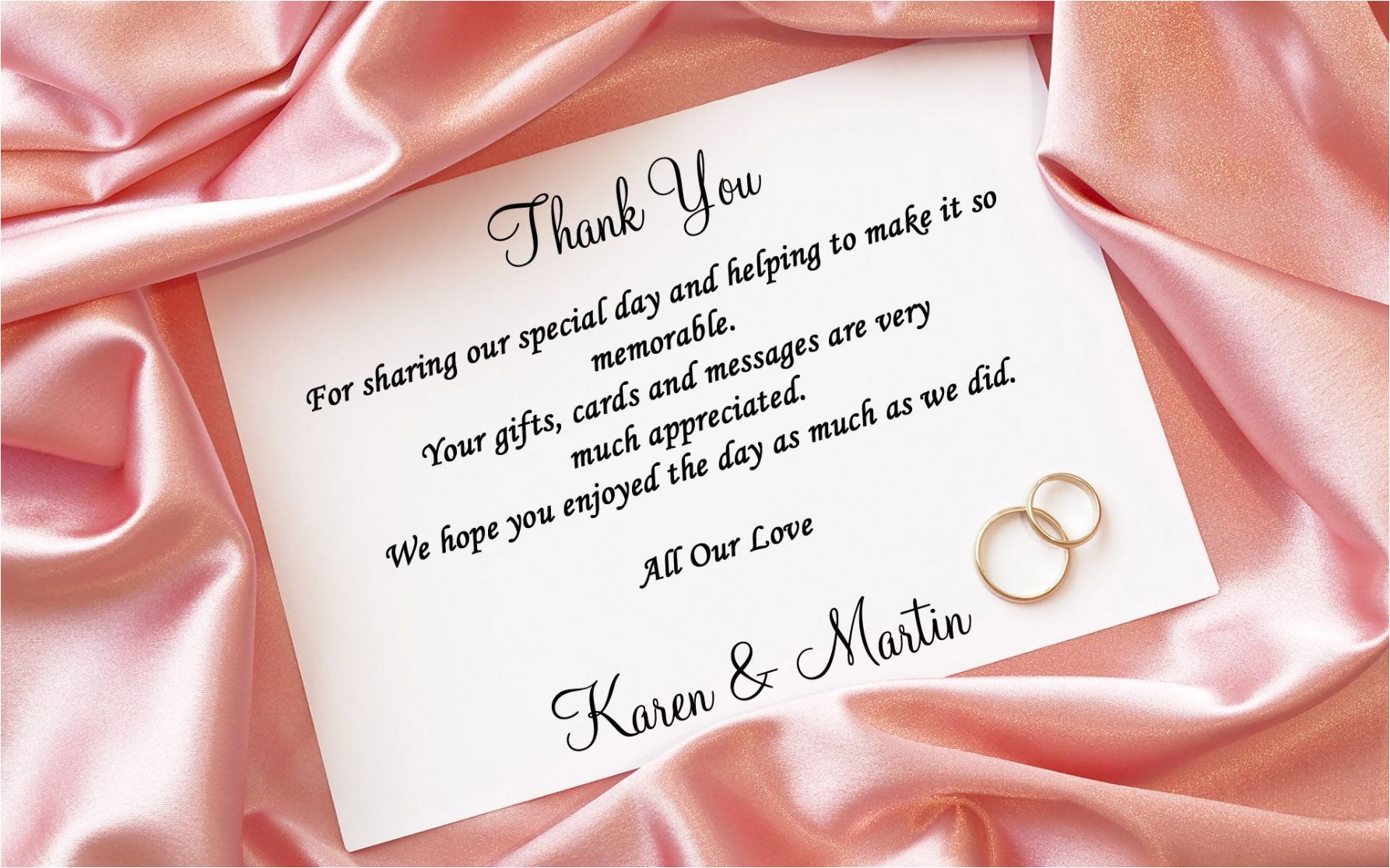 Thank You Message for Wedding Invitation Thank You Cards are just as Important as Your Wedding