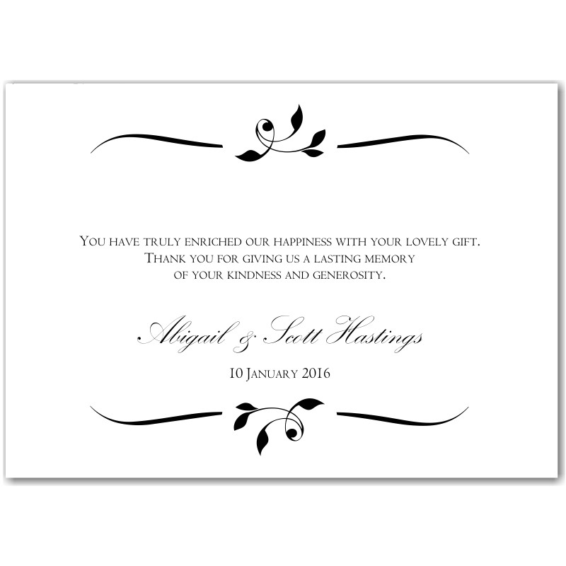 Thank You Message for Wedding Invitation Wedding Invitation Thank You Message