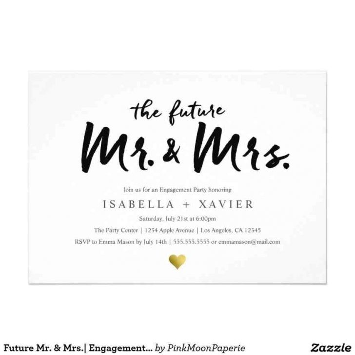 The Future Mr and Mrs Wedding Invitation Design Rhhappyemacom Party the Future Mr and Mrs Wedding