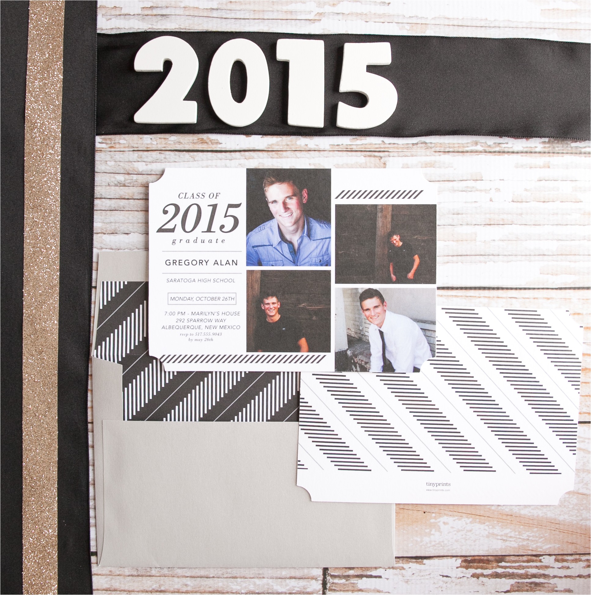 Tiny Prints Graduation Invitations Graduation On Pinterest Graduation Announcements