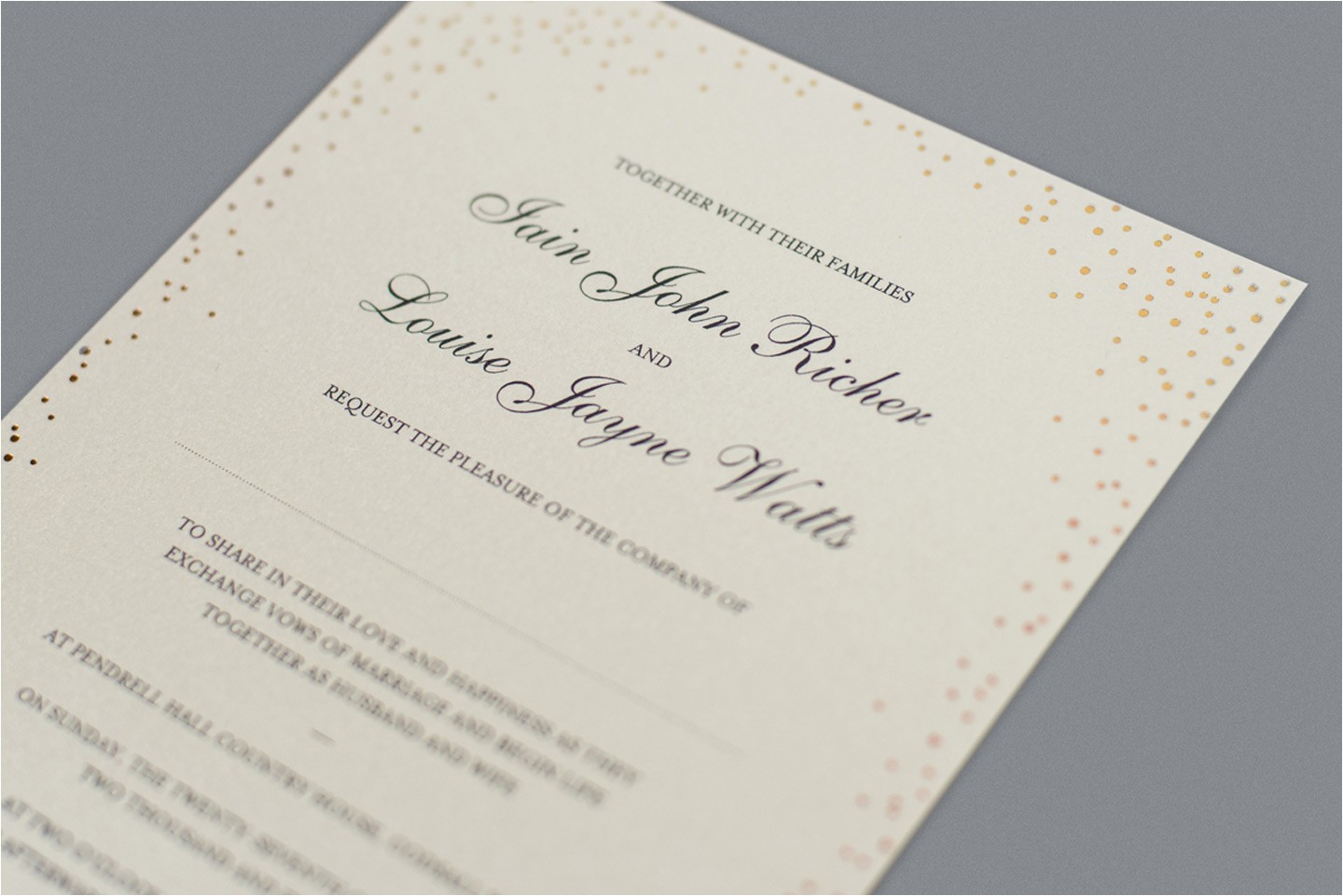 Together with their Parents Wedding Invitation Invitation Wording together with their Parents Gallery