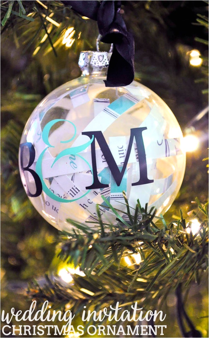 Turn Wedding Invitation Into ornament Painted Initial Mug the Love Nerds