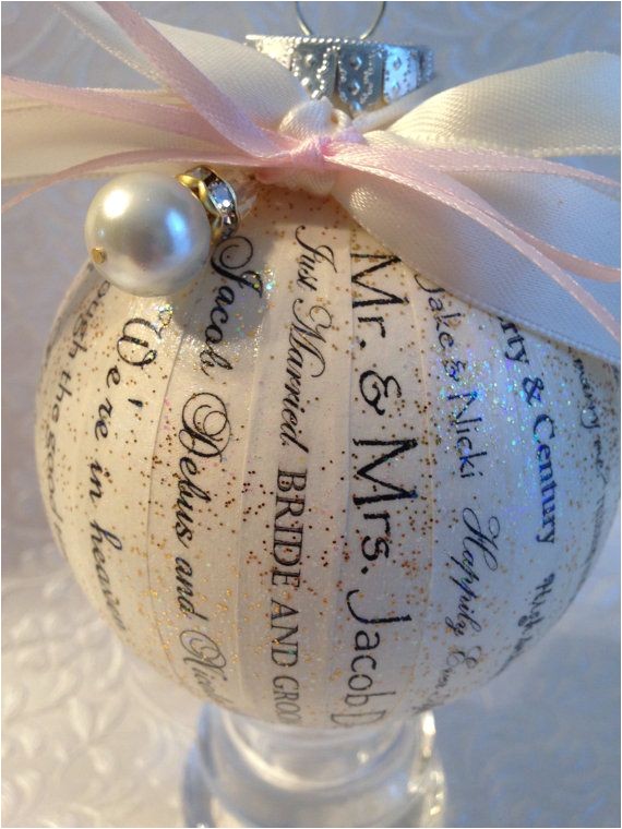 Turn Wedding Invitation Into ornament Personalized Wedding ornament Wedding Invitation ornament