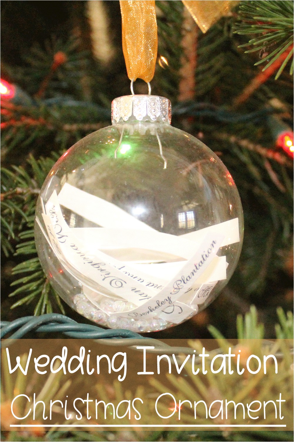 Turn Wedding Invitation Into ornament Turn Those Wedding Invitations Into the Perfect Gift