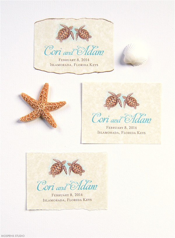 Turtle Wedding Invitations Sea Turtle Wedding Invitations Mini Bridal