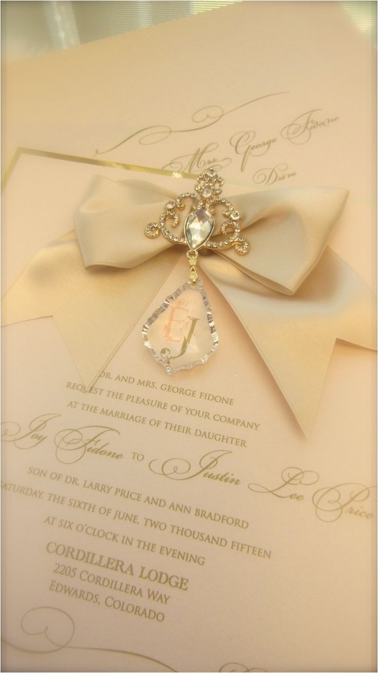 Unique Luxury Wedding Invitations Adorned with Embellishments Unique Luxury Wedding Invitations Adorned with