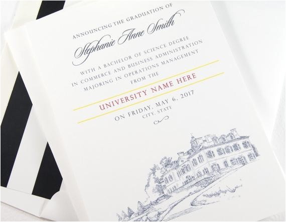 University Of south Carolina Graduation Invitations University Of south Carolina Graduation Announcements Grad