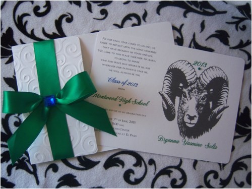 Utep Graduation Invitations Any College University Invitations Announcements Utep