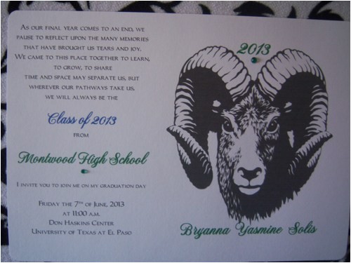 Utep Graduation Invitations Any College University Invitations Announcements Utep