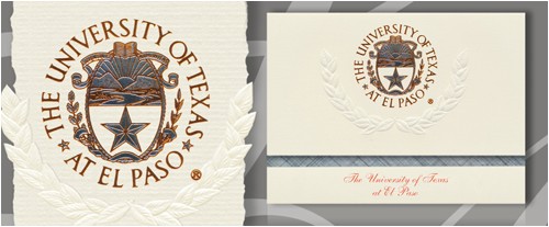 Utep Graduation Invitations University Of Texas at El Paso Graduation Announcements