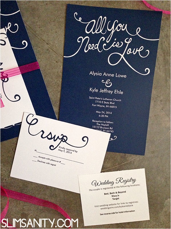 Vistaprint Com Wedding Invitations Affordable Wedding Invitations From Vistaprint Slim Sanity