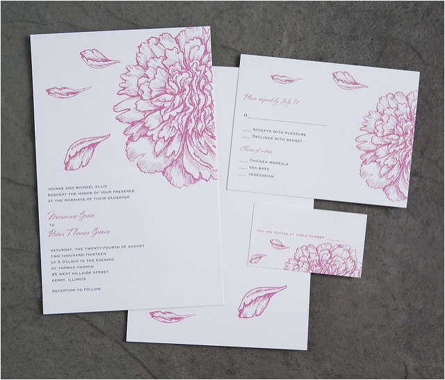Vistaprint Com Wedding Invitations Vistaprint Wedding Invitation Pink Flowers 2 Flickr