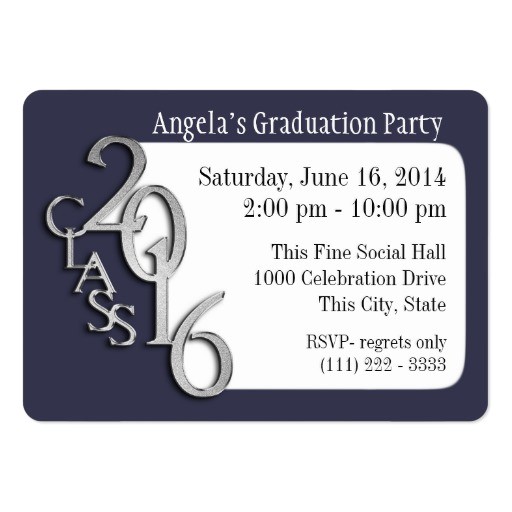 Wallet Size Graduation Invitations Grad Party Photo Insert Card Zazzle