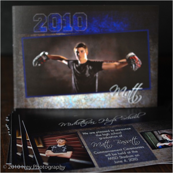 Wallet Size Graduation Invitations Ivey Photography Storybook Santa Wedding Family