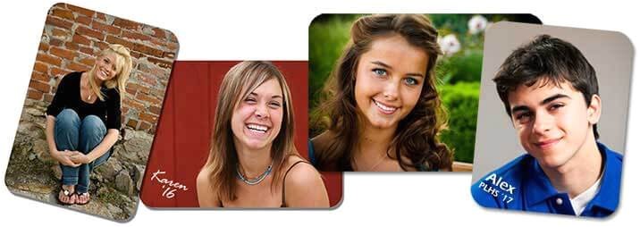 Wallet Size Graduation Invitations Wallet Size Photo Prints with Rounded Corners