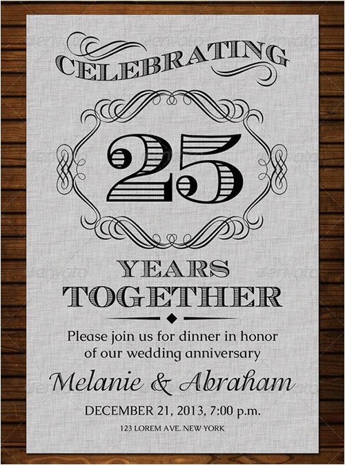 Wedding Anniversary Invitation Templates 19 Anniversary Invitation Template Free Psd format