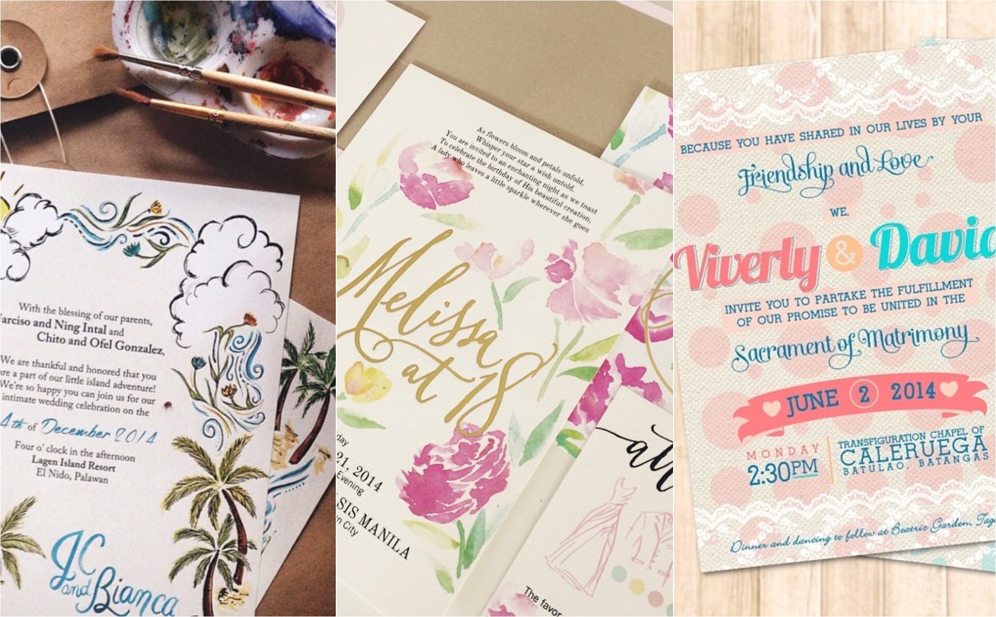 Wedding Invitation Cebu Marche Wedding Philippines top 12 Wedding Invitation