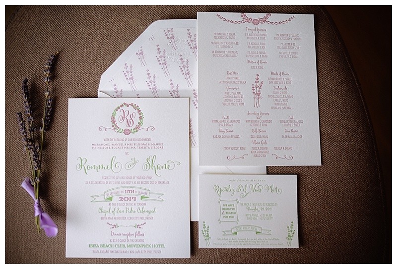 Wedding Invitation Cebu Movenpick Wedding Cebu