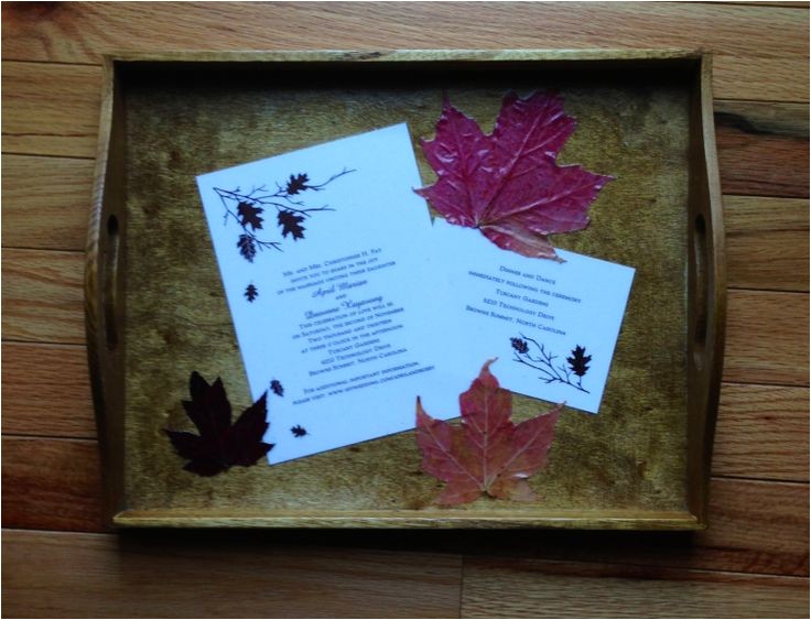Wedding Invitation Decoupage Tray Wedding Invitation Keepsake I Purchased An Unfinished
