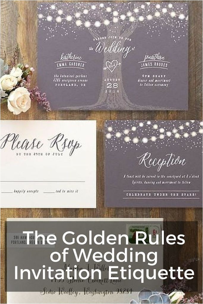 Wedding Invitation Edicate the Golden Rules Of Wedding Invitation Etiquette Wording