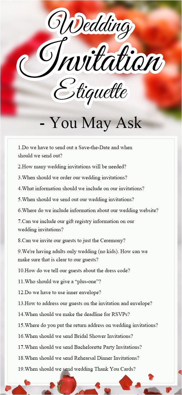 Wedding Invitation Edicate Wedding Invitation Etiquette You Can Not Miss by Elegant