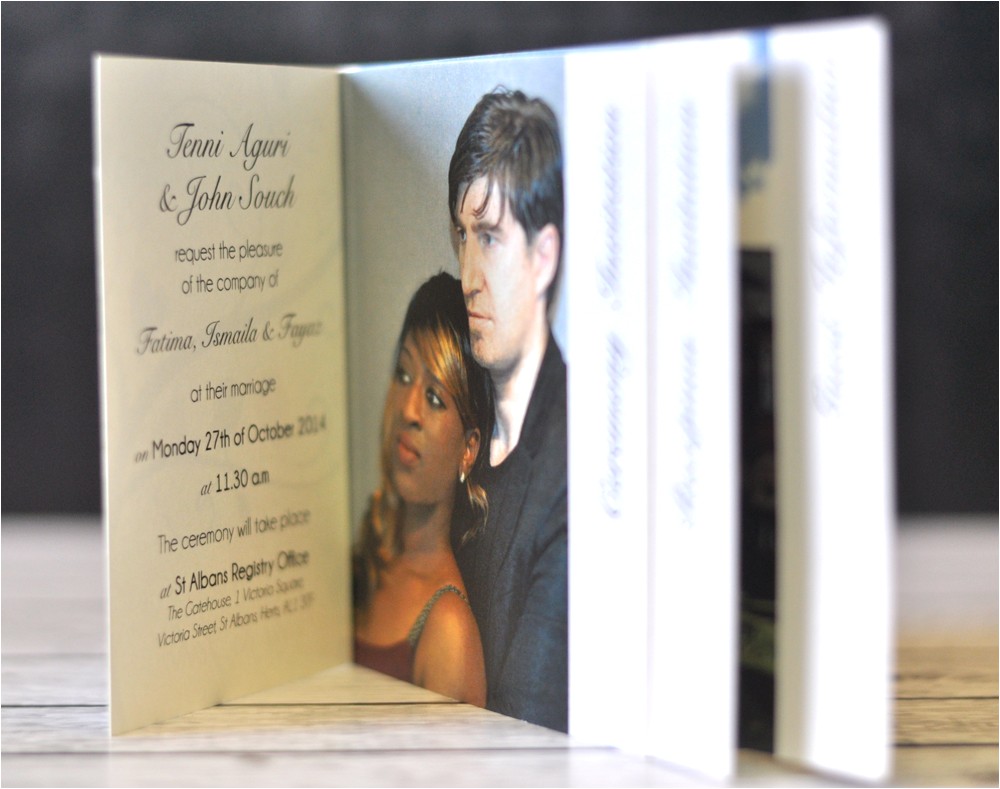 Wedding Invitation Minibook Mini Book Wedding Invitation Love Birds