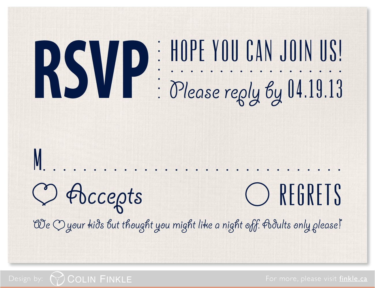 Wedding Invitation No Kids Ali and Amanda S Wedding Colin Finkle Wedding Invitation No Kids Ali and Amanda S Wedding Colin Finkle