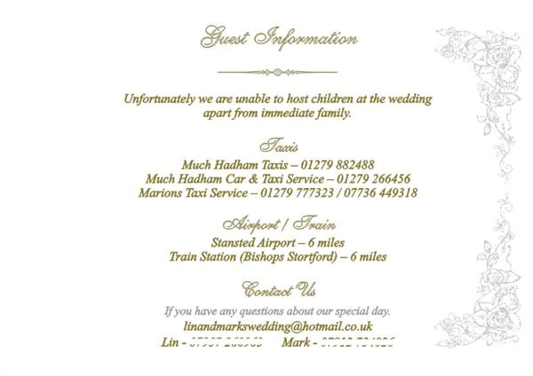 Wedding Invitation No Kids Brambles Wedding Stationery Booklet Pages Guest Wedding Invitation No Kids Brambles Wedding Stationery Booklet Pages Guest