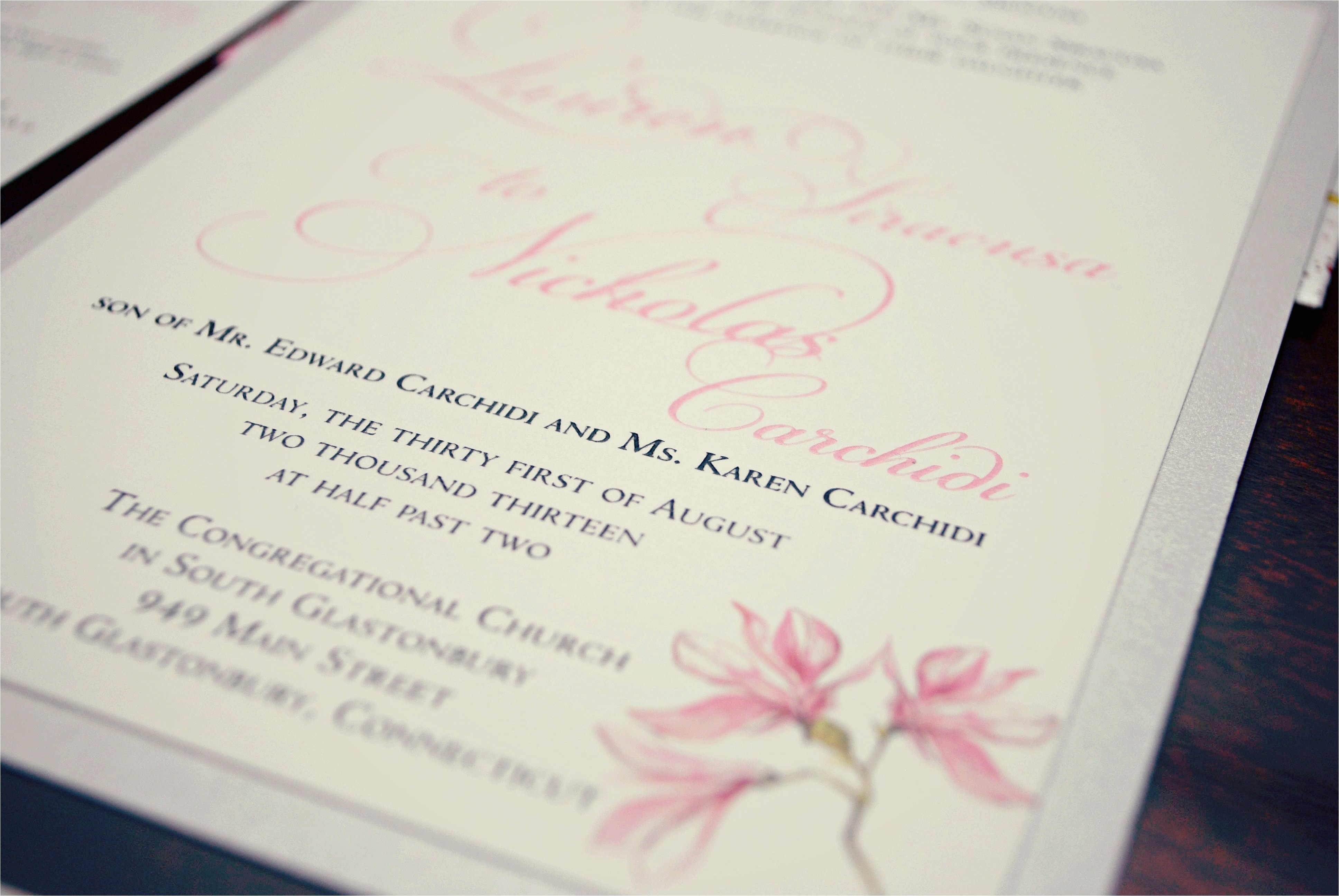 Wedding Invitation Printing Options Printing Options for Your Wedding Invitations