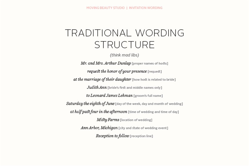 Wedding Invitation Wording Bride S Parents Hosting Moving Beauty Wedding Invitation Wording 101