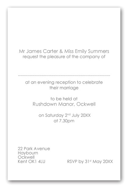 Wedding Invitation Wording From Bride and Groom Hosting Wedding Invitation Wording Wedding Invitation Wording