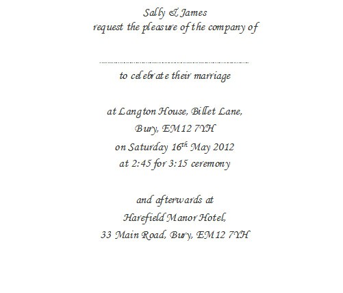 Wedding Invitation Wording From Bride and Groom Hosting Wedding Invitation Wording Wedding Invitation Wording