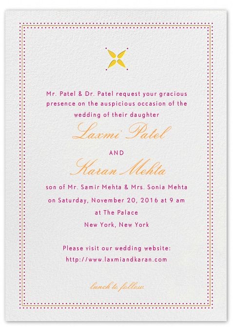 Wedding Invitation Wording From Nephew Indian Wedding Invitation Wording Template Shaadi Bazaar