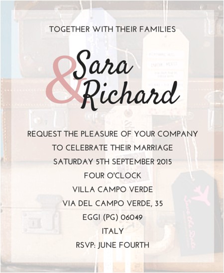 Wedding Invitation Wordking Destination Wedding Invitation Wording Weddings Abroad Guide