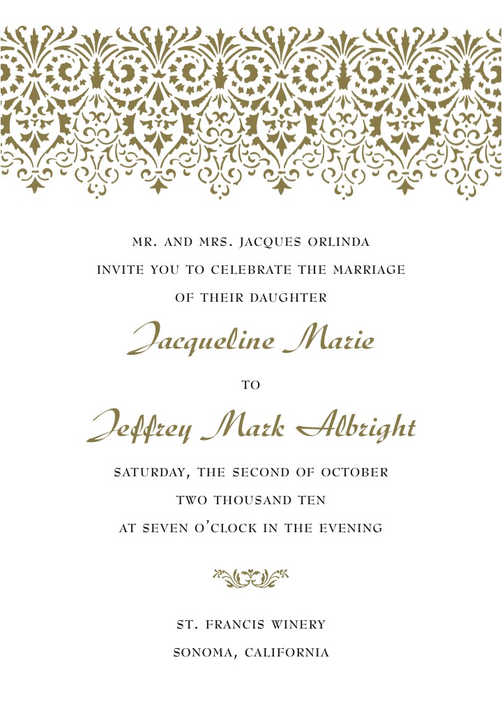 Wedding Invitation Wordking formal Wedding Invitation Wording Fotolip Com Rich Image