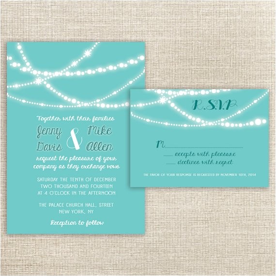 Wedding Invitations and Rsvp Packages Items Similar to Wedding Invitations Rsvp Card Package