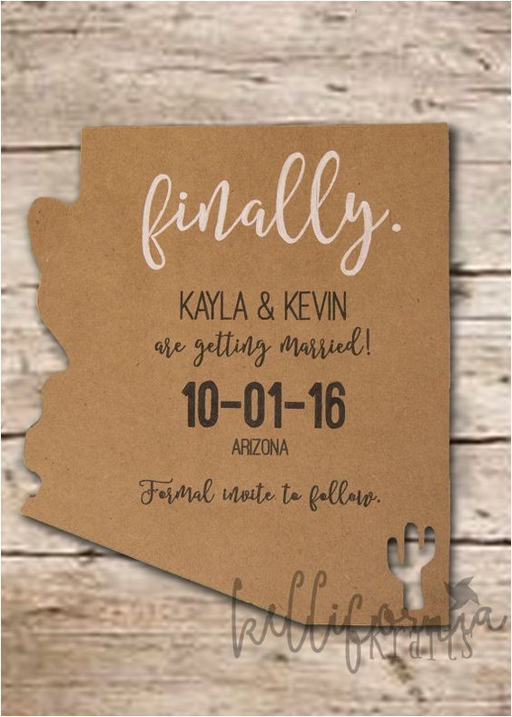 Wedding Invitations Az Save the Date Invitation State Destination Wedding