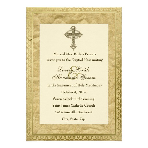Wedding Invitations Catholic Wording Samples Wedding Invitation Wording Wedding Invitation Wording