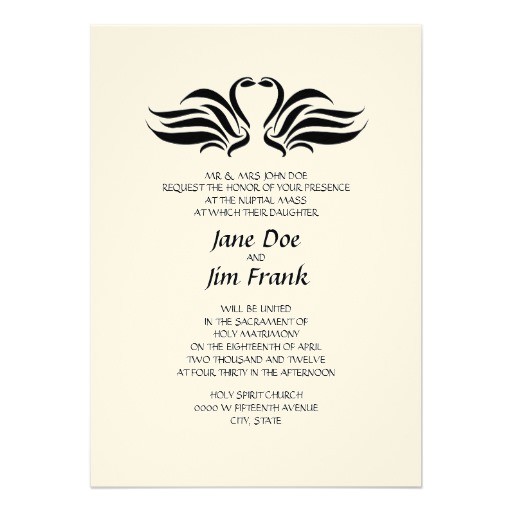 Wedding Invitations Catholic Wording Samples Wedding Invitation Wording Wedding Invitation Wording